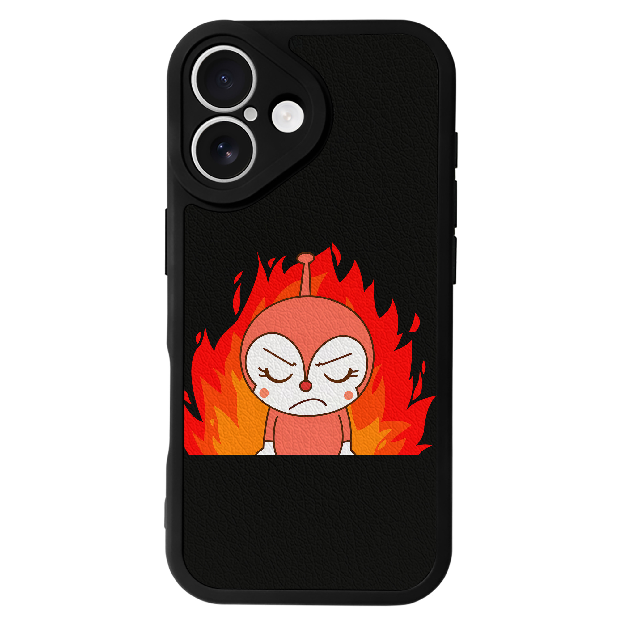 （画像用） アンパンマン Anpanman 【iPhone 16シリーズ対応】シリコンスマホケース（レザー調） 材質：シリコン